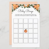 Kleine Süsse Baby Shower Games | Baby Bingo Game (Vorne/Hinten)