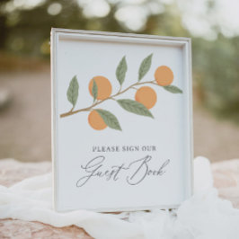 Kleine Süsse Baby Shower Gästebuchsignatur Poster