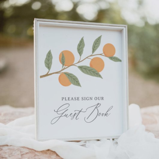 Kleine Süsse Baby Shower Gästebuchsignatur Poster