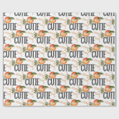 KLEINE SÜSSE BABY SHOWER PATTERN GESCHENKPAPIER (Flach)