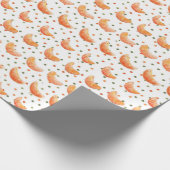 KLEINE SÜSSE BABY SHOWER PATTERN GESCHENKPAPIER (Ecke)