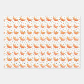 KLEINE SÜSSE BABY SHOWER PATTERN GESCHENKPAPIER SET (Vorderseite 2)