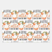 KLEINE SÜSSE BABY SHOWER PATTERN GESCHENKPAPIER SET (Vorderseite 2)