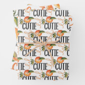 KLEINE SÜSSE BABY SHOWER PATTERN GESCHENKPAPIER SET (Beispiel)