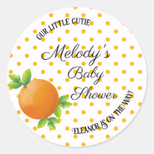 Kleine Süsse Baby Shower Stickers