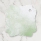 Kleine Süsse Babydusche Danke Geschenkanhänger (Rückseite)