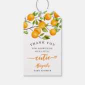 Kleine Süsse Babydusche Danke Geschenkanhänger (Vorderseite)