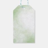 Kleine Süsse Babydusche Danke Geschenkanhänger (Rückseite)