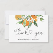 Kleine Süsse Babydusche danke Karte (Vorderseite)