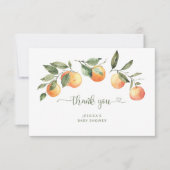 Kleine Süsse Babydusche danke Karte (Vorderseite)