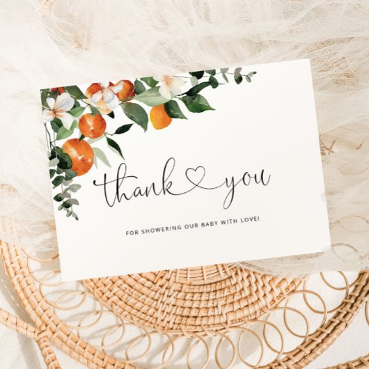 Kleine Süsse Babydusche danke Karte