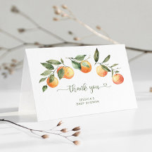 Kleine Süsse Babydusche danke Karte