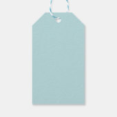 Kleine Süsse Babydusche Danke Tag Geschenkanhänger (Rückseite)