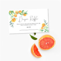 Kleine Süsse Babydusche-Degustationskarte