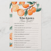 Kleine Süsse Babydusche, die Mama am besten kennt (Vorne/Hinten)