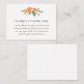 Kleine Süsse Babydusche Duschvorrichtung Begleitkarte (Vorne/Hinten)