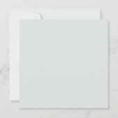 Kleine Süsse Babydusche Einladung (Rückseite)