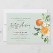 Kleine Süsse Babydusche Einladung (Vorderseite)