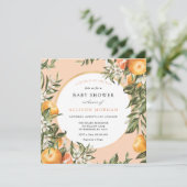 Kleine Süsse Babydusche Einladung (Stehend Vorderseite)