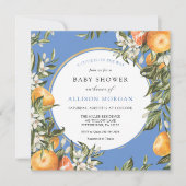 Kleine Süsse Babydusche Einladung (Vorderseite)