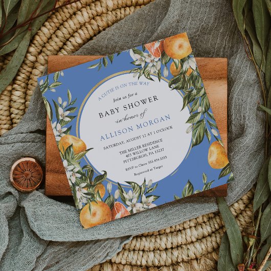 Kleine Süsse Babydusche Einladung