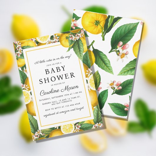 Kleine Süsse Babydusche Einladung