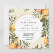 Kleine Süsse Babydusche Einladung (Vorderseite)