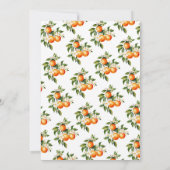 Kleine Süsse Babydusche Einladung (Rückseite)