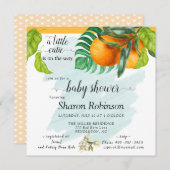 Kleine Süsse Babydusche Orange (Vorne/Hinten)