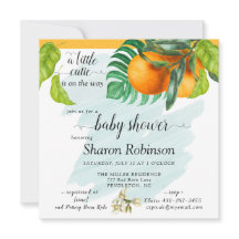 Kleine Süsse Babydusche Orange