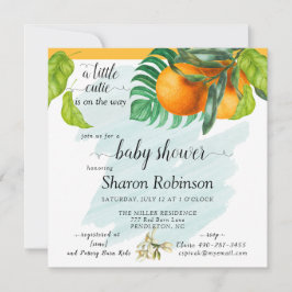 Kleine Süsse Babydusche Orange