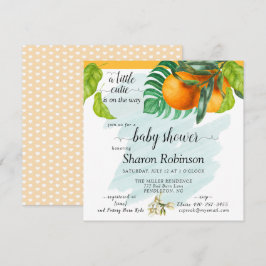 Kleine Süsse Babydusche Orange