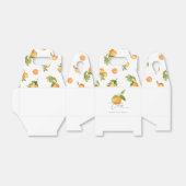 Kleine Süsse Babydusche Orangen Geschenkschachtel (Ungefaltet)