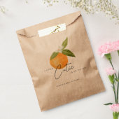 Kleine Süsse Babydusche Orangen Geschenktütchen (Versiegelt)