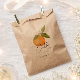 Kleine Süsse Babydusche Orangen Geschenktütchen