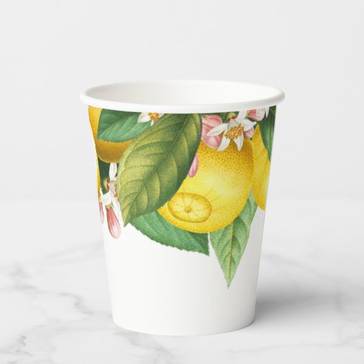 Kleine Süsse Babydusche Pappbecher (Rückseite)