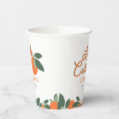 Kleine Süsse Babydusche Party Cups - Clementine C Pappbecher (Links)