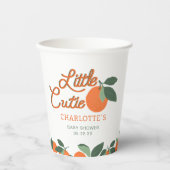 Kleine Süsse Babydusche Party Cups - Clementine C Pappbecher (Vorderseite)