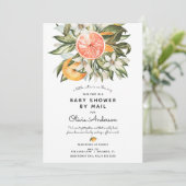 Kleine Süsse Babydusche per Post Einladung (Stehend Vorderseite)