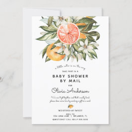 Kleine Süsse Babydusche per Post Einladung