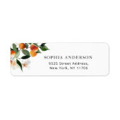 Kleine Süsse Babydusche Rücksendeadresse (Vorne)