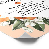 Kleine Süsse Babydusche Say Baby Game Sign Poster (Ecke)