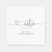 Kleine Süsse Babydusche Serviette (Vorderseite)