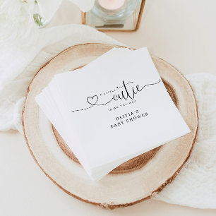 Kleine Süsse Babydusche Serviette