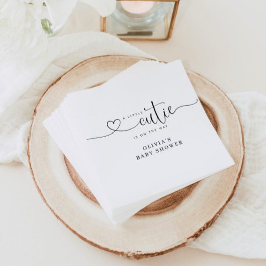 Kleine Süsse Babydusche Serviette