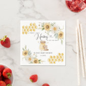 Kleine süße Babydusche Serviette (Beispiel)