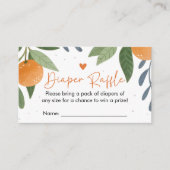 Kleine Süsse Babydusche Windelwanne Begleitkarte (Vorderseite)