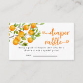 Kleine Süsse Babydusche Windelwaschmaschine Ticket Begleitkarte (Vorderseite)