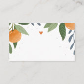 Kleine Süsse Babyduschenbücher für Kinder Begleitkarte (Rückseite)