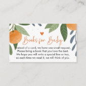 Kleine Süsse Babyduschenbücher für Kinder Begleitkarte (Vorderseite)